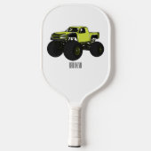 Cartoon von Monster Pickleball Schläger (Rückseite)