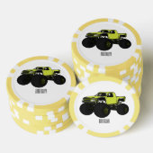 Cartoon von Monster Pokerchips (Stapel)