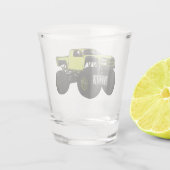 Cartoon von Monster Schnapsglas (Rückseite)