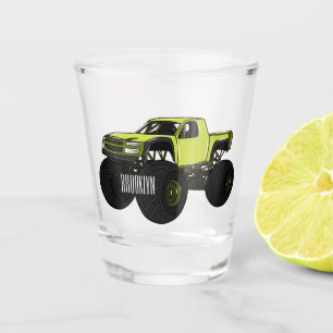 Cartoon von Monster Schnapsglas
