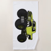 Cartoon von Monster Strandtuch (Vorderseite)