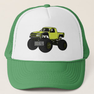 Cartoon von Monster Truckerkappe