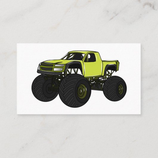 Cartoon von Monster Visitenkarte (Rückseite)