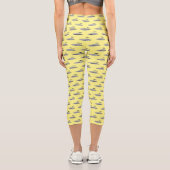 Cartoon von Motorbooten Capri Leggings (Rückseite)
