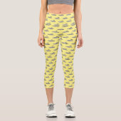 Cartoon von Motorbooten Capri Leggings (Vorderseite)