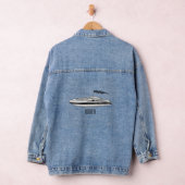 Cartoon von Motorbooten Jeansjacke (Hangar)