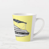 Cartoon von Motorbooten Milchtasse (Rechts)