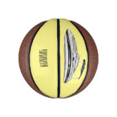 Cartoon von Motorbooten Mini Basketball (Vertikal)