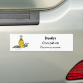 Cartoon von Olivenöl Autoaufkleber (Auf Auto)