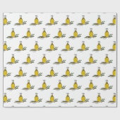 Cartoon von Olivenöl Geschenkpapier (Flach)