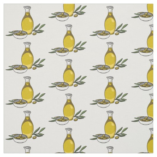 Cartoon von Olivenöl Stoff (Muster)