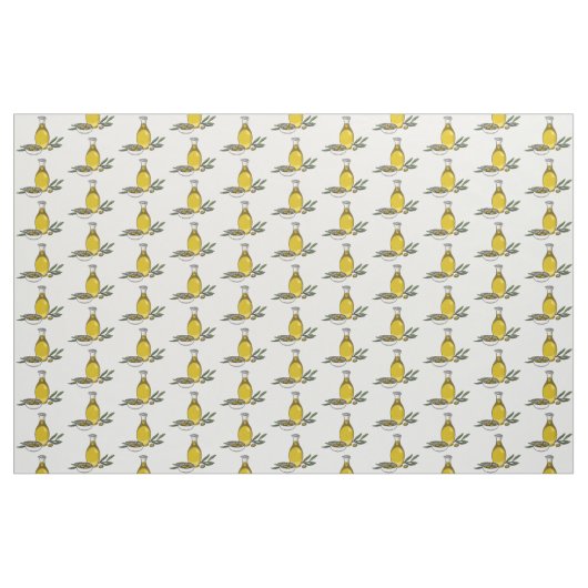 Cartoon von Olivenöl Stoff (Fat Quarter (45,7 x 55,9 cm))