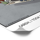 Cartoon von Piratenabfällen personalisiert Poster (Ecke)