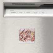 Cartoon von Präsident Roosevelt Magnet (In Situ (Geschirrspüler))