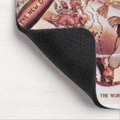 Cartoon von Präsidenten Roosevelt Mousepad (Ecke)