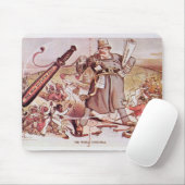Cartoon von Präsidenten Roosevelt Mousepad (Mit Mouse)