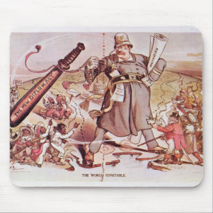 Cartoon von Präsidenten Roosevelt Mousepad