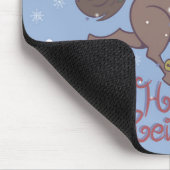 Cartoon von Rentieren Mousepad (Ecke)