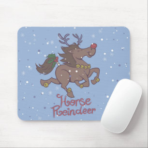 Cartoon von Rentieren Mousepad