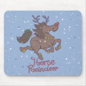 Cartoon von Rentieren Mousepad (Vorne)