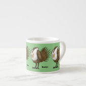 Cartoon von Salbei-Birnen Espressotasse (Vorderseite Rechts)