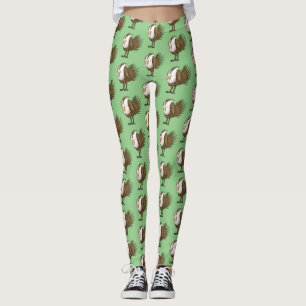 Cartoon von Salbei-Birnen Leggings