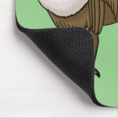 Cartoon von Salbei-Birnen Mousepad (Ecke)