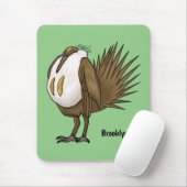 Cartoon von Salbei-Birnen Mousepad (Mit Mouse)