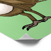 Cartoon von Salbei-Birnen Poster (Ecke)