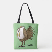 Cartoon von Salbei-Birnen Tasche (Rückseite)