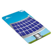 Cartoon von Solarpaneelen Magnet (Rechte Seite)
