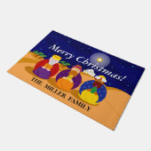 Cartoon von "The Three Kings" / "Three Wise Men", Fußmatte (Schrägansicht)