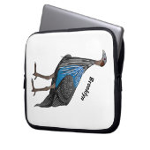 Cartoon von Vulturin-Meervögeln Laptopschutzhülle (Vorderseite Links)
