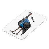 Cartoon von Vulturin-Meervögeln Magnet (Linke Seite)