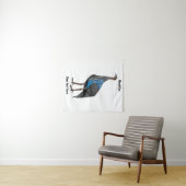 Cartoon von Vulturin-Meervögeln Wandteppich (Beispiel (Horizontal))