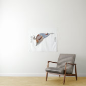 Cartoon von Wachtelvögeln Wandteppich (Beispiel (Horizontal))