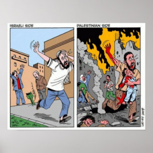 Cartoon von, was wirklich geschieht poster