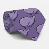 Cartoon-Wal Krawatte (Gerollt)