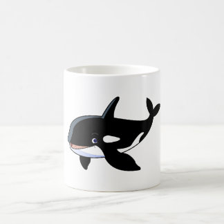 Cartoon Wal White 11 oz Klassische Tasse