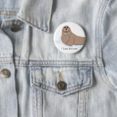 Cartoon Walrus Button (Beispiel)