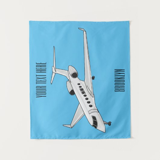 Cartoon Wandteppich (Vorderseite)