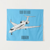 Cartoon Wandteppich (Vorderseite (Horizontal))