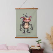 Cartoon Wandteppich Mit Holzrahmen (Schlafzimmer)