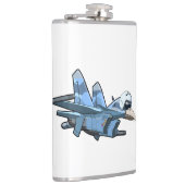 Cartoon Warbird Flugzeug Flachmann (Rechts)