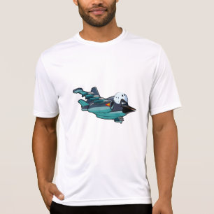 Cartoon Warbird Flugzeug T-Shirt