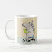 Cartoon Warthog "Gatekeeper" Kaffeetasse (Links)