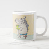 Cartoon Warthog Tasse. Jumbo-Tasse (Rechts)