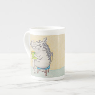 Cartoon Warthog Tasse. Porzellantasse