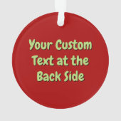 Cartoon Watermelon Ornament (Rückseite)