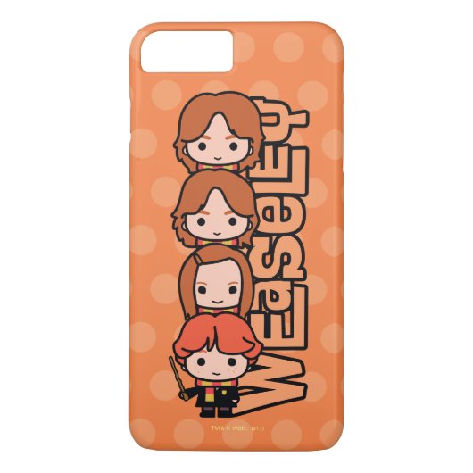 Cartoon Weasley Siblilings Graphic Case-Mate iPhone Hülle (Rückseite)